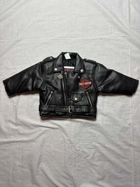 vintage harley Davison leather jacket  18m